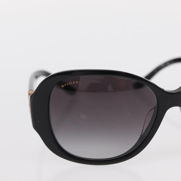 BVLGARI Sunglasses plastic Black Auth 156146