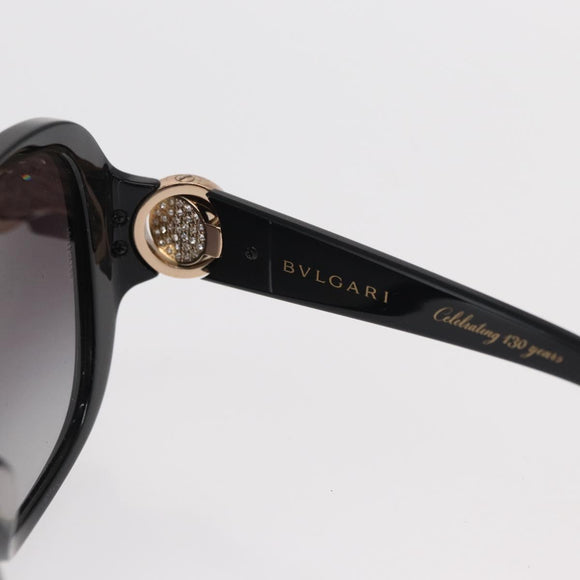 BVLGARI Sunglasses plastic Black Auth 156146