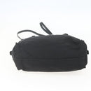 PRADA Shoulder Bag Nylon Leather Black Silver Auth 156148-5