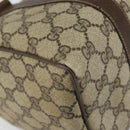 GUCCI GG Supreme Web Sherry Line Boston Bag PVC Beige Gold 010 378 Auth 156155-11