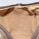 GUCCI GG Supreme Web Sherry Line Boston Bag PVC Beige Gold 010 378 Auth 156155-19