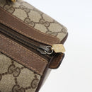 GUCCI GG Supreme Web Sherry Line Boston Bag PVC Beige Gold 40 02 007 Auth 156156-10