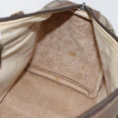 GUCCI GG Supreme Web Sherry Line Boston Bag PVC Beige Gold 40 02 007 Auth 156156-19