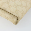 GUCCI GG Supreme Shoulder Bag PVC Ivory Gold 223666 Auth 156157-13