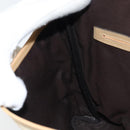 GUCCI GG Supreme Shoulder Bag PVC Ivory Gold 223666 Auth 156157-19