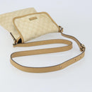 GUCCI GG Supreme Shoulder Bag PVC Ivory Gold 223666 Auth 156157-7