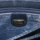 GUCCI GG Supreme Shoulder Bag PVC Red Gold Auth 156158-14