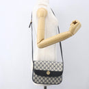 GUCCI GG Supreme Shoulder Bag PVC Red Gold Auth 156158-23