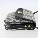 GUCCI GG Supreme Shoulder Bag PVC Red Gold Auth 156158-5