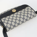 GUCCI GG Supreme Shoulder Bag PVC Red Gold Auth 156158-6