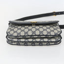 GUCCI GG Supreme Shoulder Bag PVC Red Gold Auth 156158-9