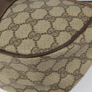 GUCCI GG Supreme Web Sherry Line Bag PVC Beige Gold 89 02 032 Auth 156159-10