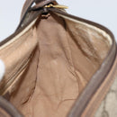 GUCCI GG Supreme Web Sherry Line Bag PVC Beige Gold 89 02 032 Auth 156159-18