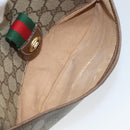 GUCCI GG Supreme Web Sherry Line Bag PVC Beige Gold 89 02 032 Auth 156159-22