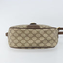 GUCCI GG Supreme Web Sherry Line Bag PVC Beige Gold 89 02 032 Auth 156159-9
