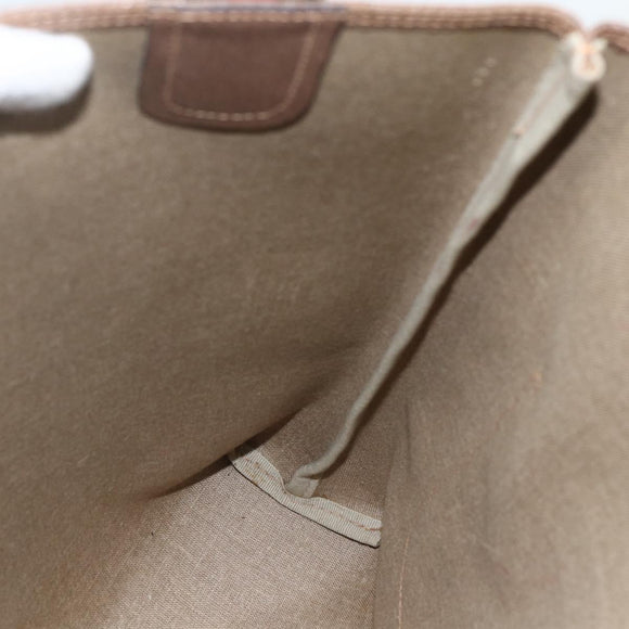 GUCCI GG Supreme Web Sherry Line Tote Bag PVC Beige Red 39 02 003 Auth 156160A