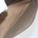 GUCCI GG Supreme Web Sherry Line Bag PVC Beige Gold 39 02 026 Auth 156161-21