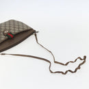 GUCCI GG Supreme Web Sherry Line Bag PVC Beige Gold 39 02 026 Auth 156161-7