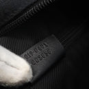 GUCCI GG Canvas Tote Bag Black Silver 019 0401 Auth 156162-12