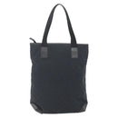 GUCCI GG Canvas Tote Bag Black Silver 019 0401 Auth 156162-2