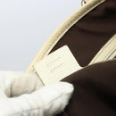 GUCCI GG Canvas Tote Bag Beige Gold 153009 Auth 156163-21