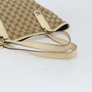 GUCCI GG Canvas Tote Bag Beige Gold 153009 Auth 156163-7