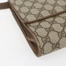 GUCCI GG Supreme Shoulder Bag PVC Beige Gold 904 02 050 Auth 156165-11