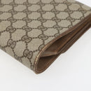 GUCCI GG Supreme Shoulder Bag PVC Beige Gold 904 02 050 Auth 156165-12