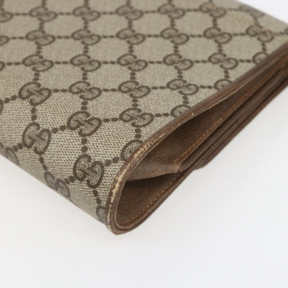 GUCCI GG Supreme Shoulder Bag PVC Beige Gold 904 02 050 Auth 156165