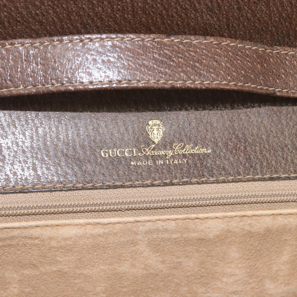 GUCCI GG Supreme Shoulder Bag PVC Beige Gold 904 02 050 Auth 156165