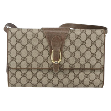 GUCCI GG Supreme Shoulder Bag PVC Beige Gold 904 02 050 Auth 156165 - 0