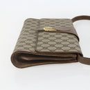 GUCCI GG Supreme Shoulder Bag PVC Beige Gold 904 02 050 Auth 156165-5