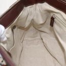 GUCCI Diamante Sukey Hand Bag Canvas 2way Beige Gold 247902 Auth 156167-22