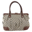 GUCCI Diamante Sukey Hand Bag Canvas 2way Beige Gold 247902 Auth 156167-3