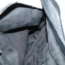 GUCCI Bamboo Chain Shoulder Bag Leather 2way Black Silver 232940 Auth 156168-21