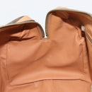 CELINE Macadam Canvas Shoulder Bag PVC Leather Brown Gold Auth 156172-20