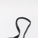 SAINT LAURENT Hand Bag Leather 2way Black Gold Auth 156174-10