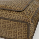 FENDI Zucchino Canvas Tote Bag PVC Beige Auth 156176-9