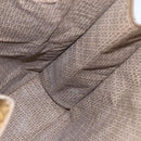 FENDI Zucchino Canvas Tote Bag PVC Beige Auth 156176-18