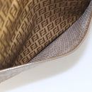 FENDI Zucchino Canvas Tote Bag PVC Beige Auth 156176-12