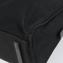 PRADA Tote Bag Nylon Black Gold Auth 156177-8
