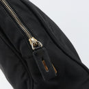 PRADA Tote Bag Nylon Black Gold Auth 156177-15