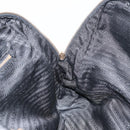 PRADA Tote Bag Nylon Black Gold Auth 156177-19