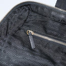 PRADA Tote Bag Nylon Black Gold Auth 156177-23