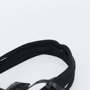 PRADA Tote Bag Nylon Black Gold Auth 156177-8