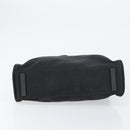 PRADA Tote Bag Nylon Black Gold Auth 156177-9