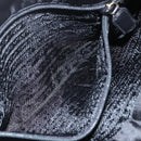 PRADA Chain Shoulder Bag Nylon Black Gold Auth 156178V-24