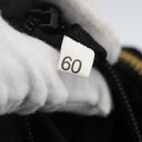 PRADA Chain Shoulder Bag Nylon Black Gold Auth 156178V-12