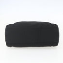 PRADA Chain Shoulder Bag Nylon Black Gold Auth 156178V-5