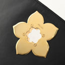 PRADA Chain Shoulder Bag Velor Black Silver Auth 156179V-22